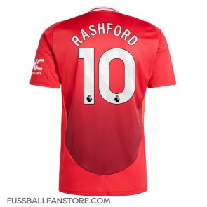 Manchester United Marcus Rashford #10 Replik Heimtrikot 2024-25 Kurzarm